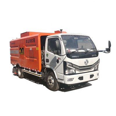 quality Construction works Dust Suppression Truck For Road Maintenance Road Vacuum Sweeper Road Cleaner Machine factory